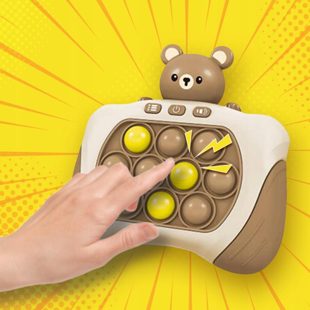 Pop It Electronic Game Popit Electric Arcade Game For Kids Teddy Bear