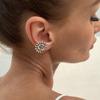 LATS Starfish Shell Flower Clip Earrings for Women Gold/Silver Color Non-Piercing Ear Cuff Daily Jewelry Accessories Party Gift