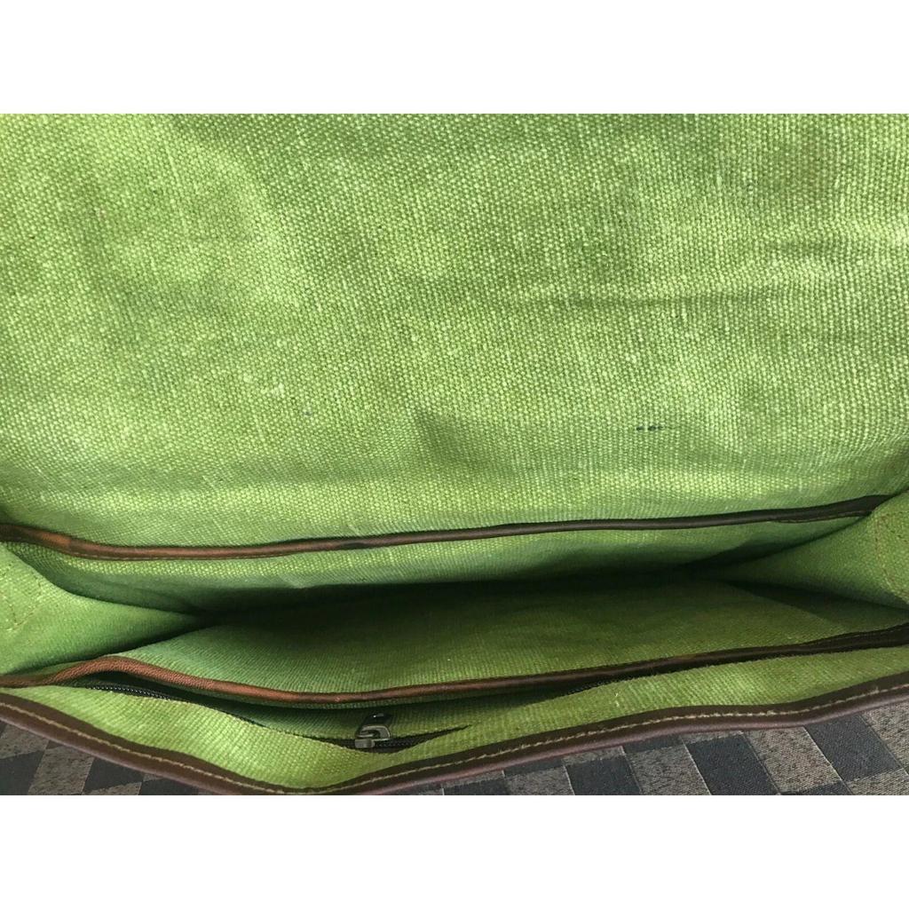 Laptop Satchel Shoulder Bag Men's Vintage Unisex School Bag Leather Messenger