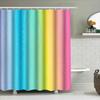 Colorful Shower Curtain Set Waterproof Bathroom Decor Waterproof Privacy Protection