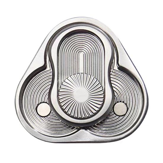 Triangle Fidget Slider Stress Anxiety Relief Portable Kids Teens Adults Magnetic Metal Fingertip Slider Pocket EDC Slider Sensory Toy