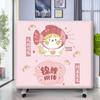6 Sizes Cartoon Printed Radiator Dust Cover Household Oil Tin Dust Cover Heater Dust Cover Fabric Electric Heating