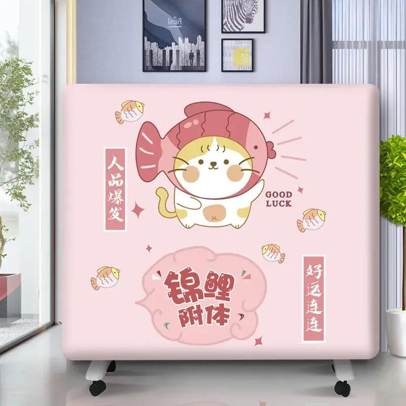 6 Sizes Cartoon Printed Radiator Dust Cover Household Oil Tin Dust Cover Heater Dust Cover Fabric Electric Heating