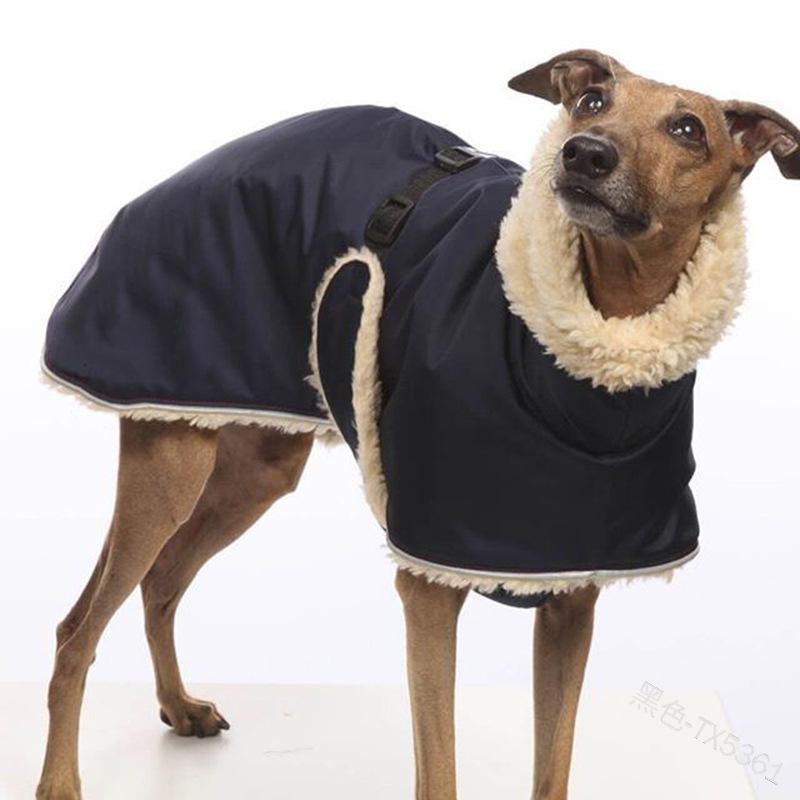 Medium & Large Dog Solid Color Fleece Turtleneck Warm Vest
