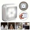 1pc 6LED Wireless Motion Sensor Night Light, LED Wall Lamp for Bedroom, Corridor, Cabinet Under Light, Indoor Decoration(3 AAA, Not Included)