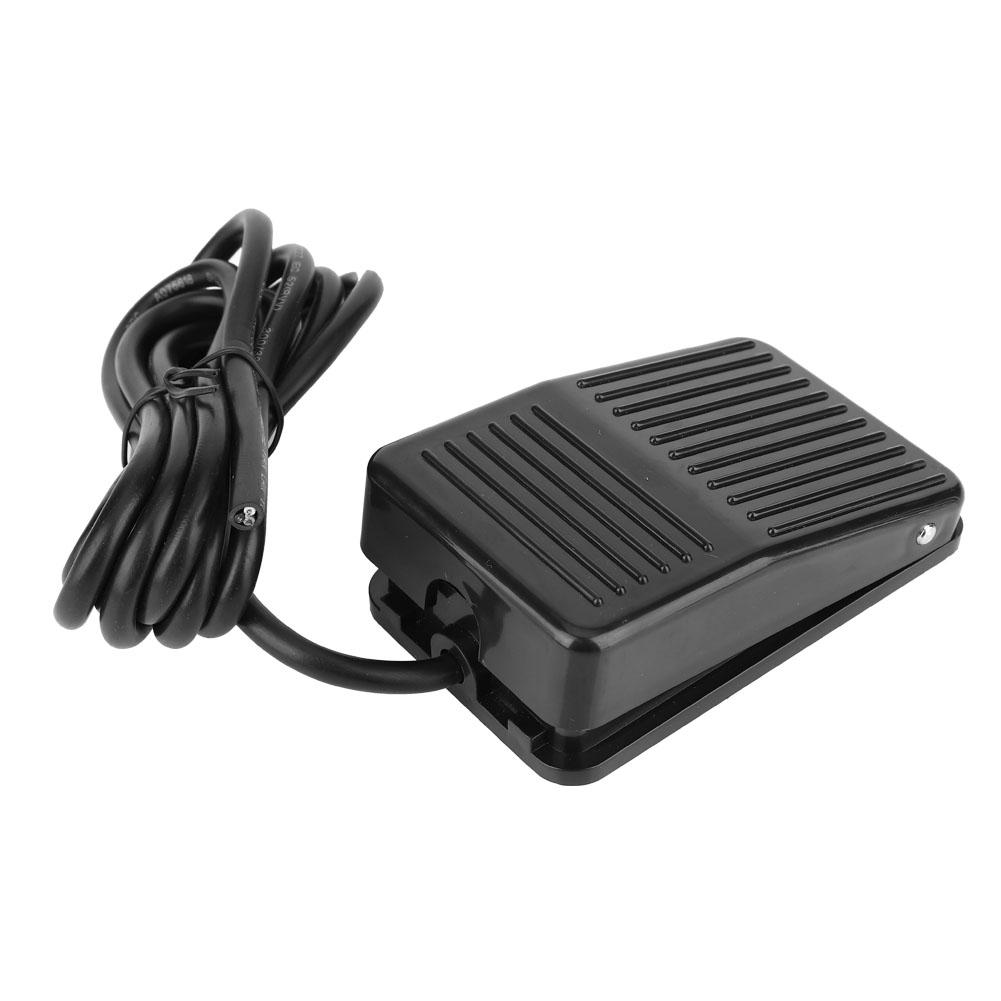 TFS 01 250VAC 10A Anti slip Momentary Foot Controller Pedal Control Switch Black(2M)