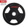 GanHaiJuHang Rubber-Coated Olympic Weight Plates with Hand Grips