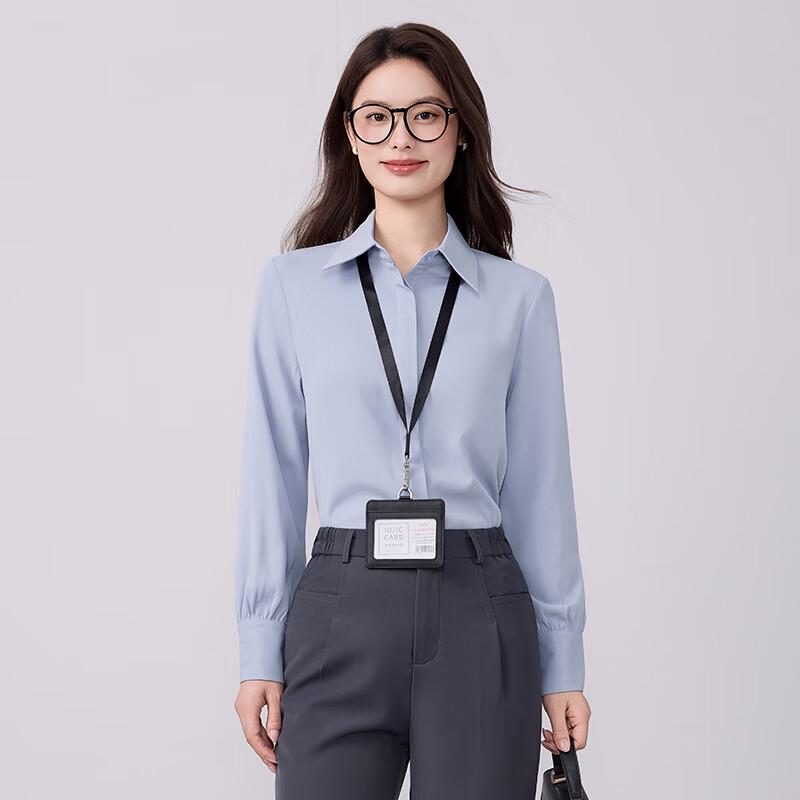 Women s Long Sleeve Professional Commuter Shirt 2XL