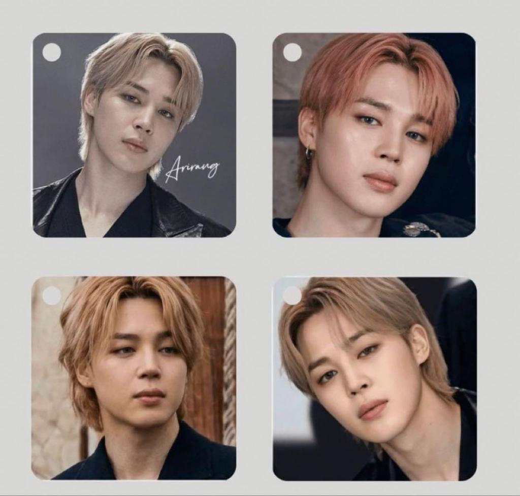 [USED] BTS JIMIN Acrylic Photo Keyring & Magnetic Bookmark
