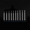 10Pcs 4-Flute End Mill Bits High-speed Steel Straight Shank Drill Bits Milling Cutter for Aluminum Steel