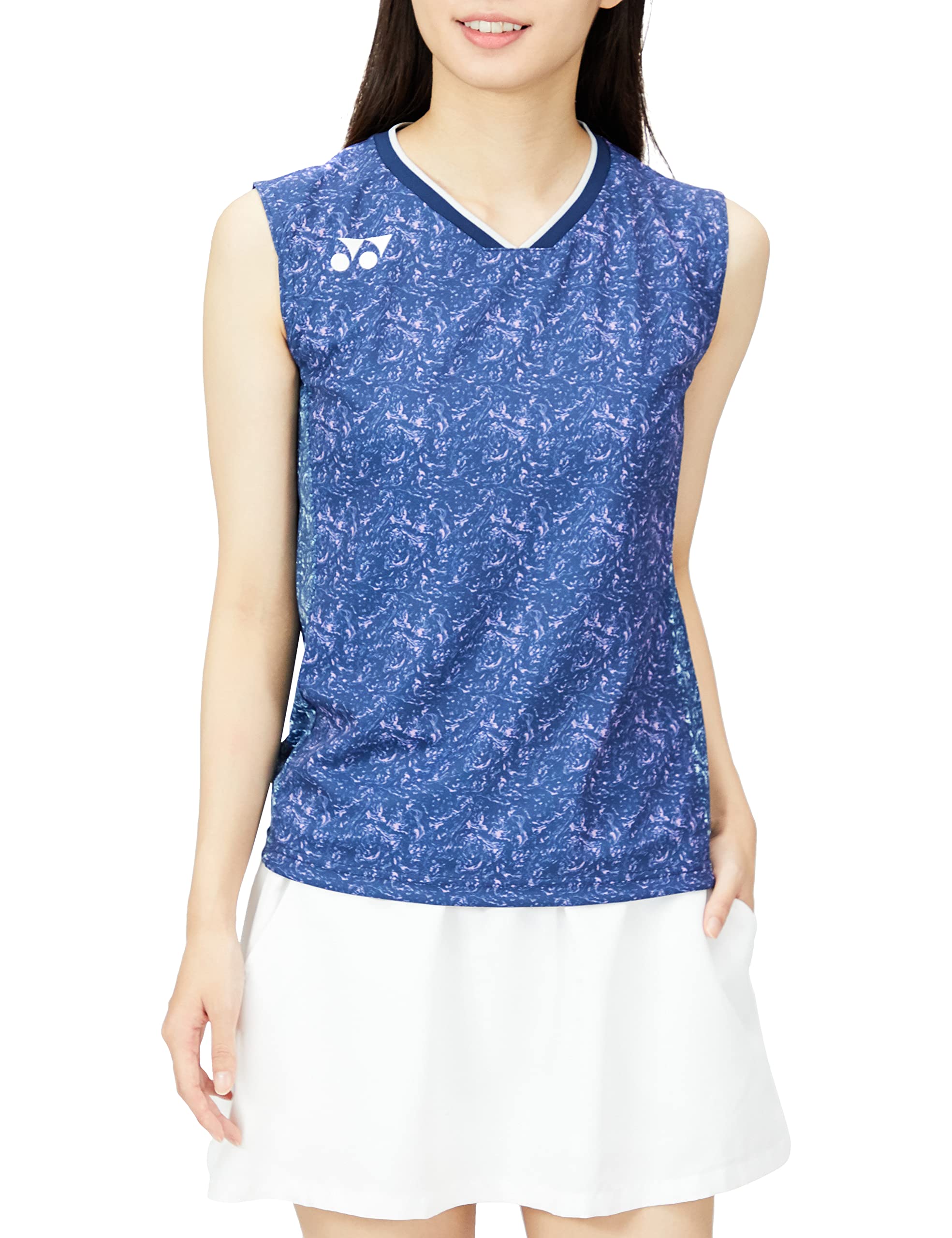 

Sleeveless Shirt Game Shirt Purple M [YONEX] (Sleeveless) Women s Navy/Blue (235)