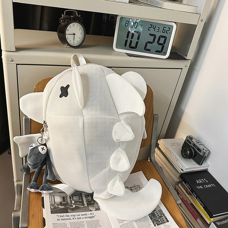 Cartoon Shark Backpack Student Schoolbag Travel Backpack