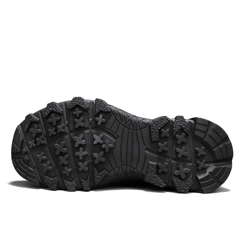 Pánské kožené boty Ručně vyráběné Outdoorové tenisky Kotníkové boty pro muže Ležérní obuv Pracovní boty