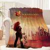 Film The Rise of R-Red Blanket Plush Nap D-Descendants Sofa Rug for Living Room  Office Bedroom Birthday Home Travel Kid Gifts