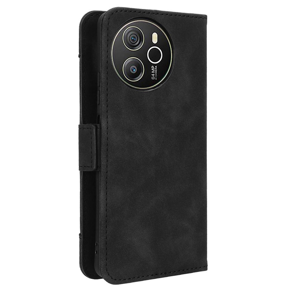 For Blackview Shark 8/Oscal Tiger 12 Case Leather Phone Cover Multiple Card Slots Stand