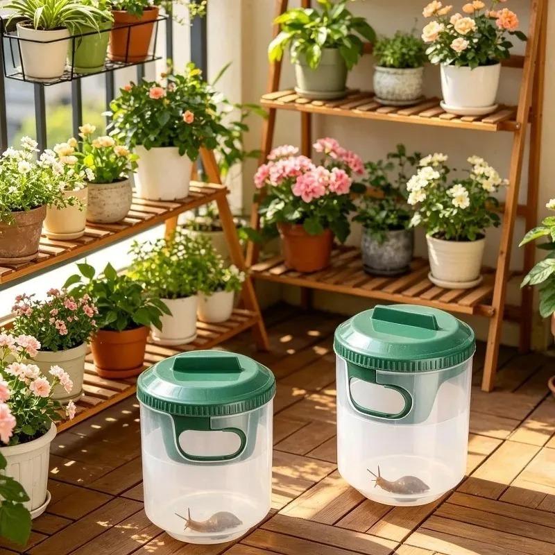 Snail Trap Waterproof Reusable Portable Catcher Snail Slug Trap for Backyard Lawn Patio Deck Porch Farm Pest Control Products