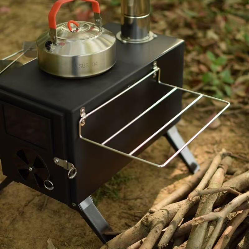 Portable Multifunctional Camping Tent Stove: Easy to Fold and Carry