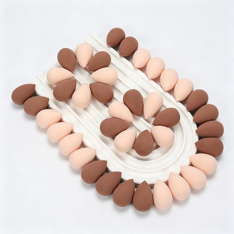 30/40Pcs Mini Makeup Sponges, Expand When Exposed To Water, Can Be Used Both Wet And Dry, Suitable For All Skin Types