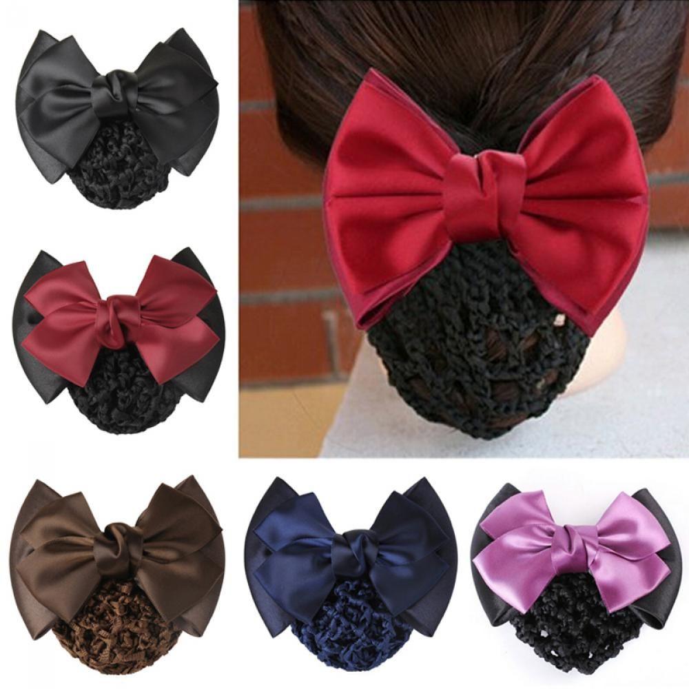 

Модная женская булочка-снуд, заколка для волос, заколка для волос с бантиком, заколка для волос