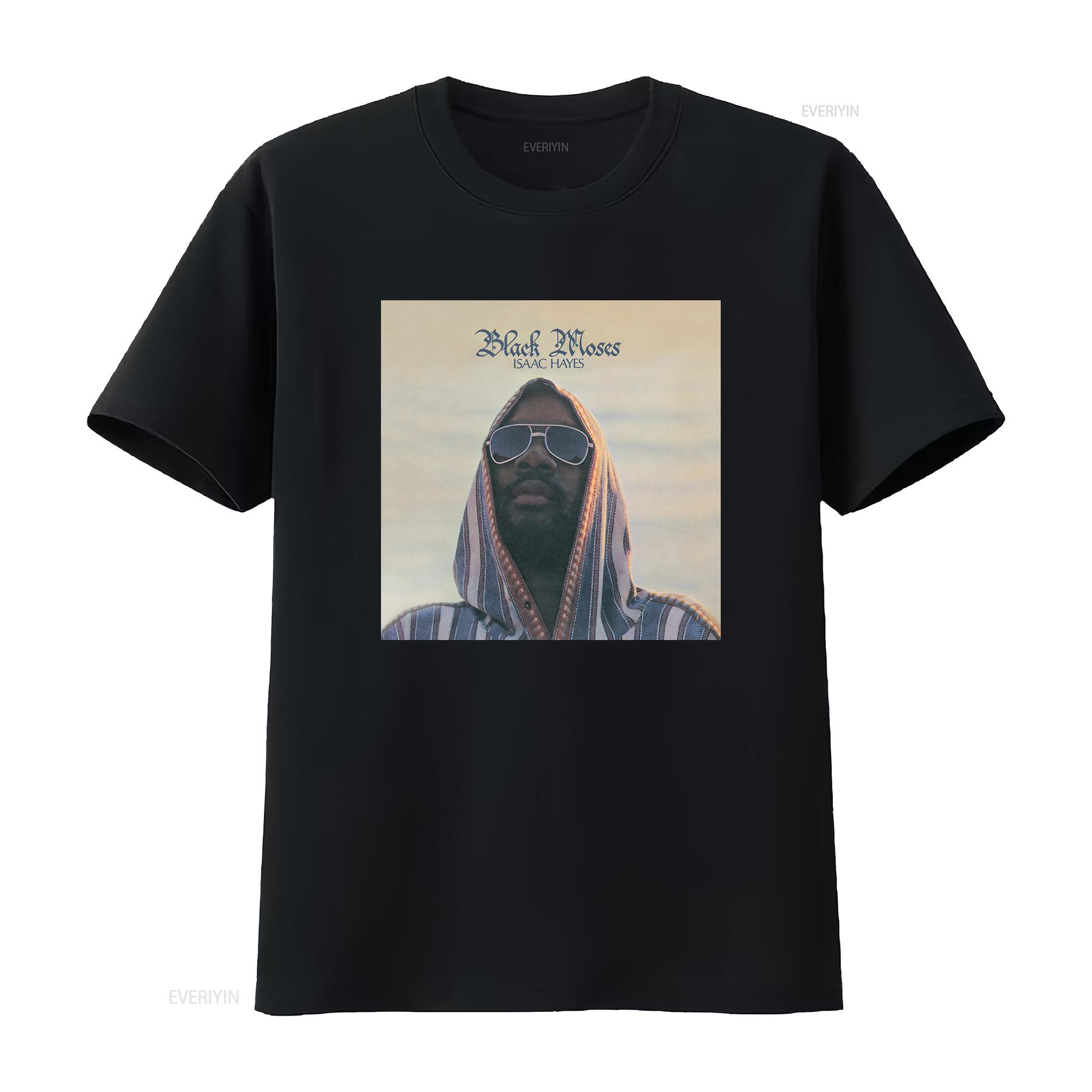 

Isaac Hayes Black Moses SOUL STAX T Shirt vintage Washed Slightly Comfortable designer clothes graphic Casual Breathable 4XL