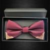 Fashionable Metal Corner Bowtie Men's Suit Shirt Double-layer Wedding Tailcoat Butterfly Tie Men's Accessories with Gift Box