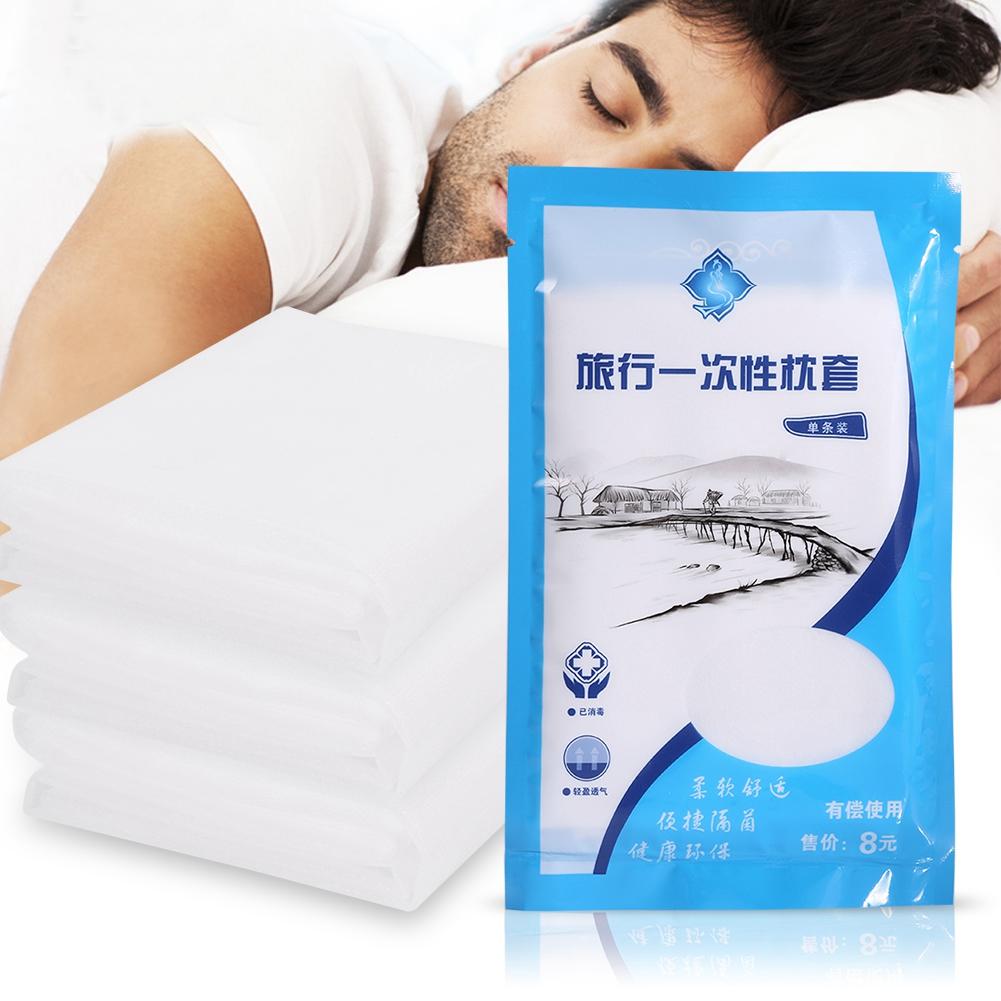 NOn woven Disposable Pillowcase Prevent Bacterial Infection Travel Hotel Pillow Cover White