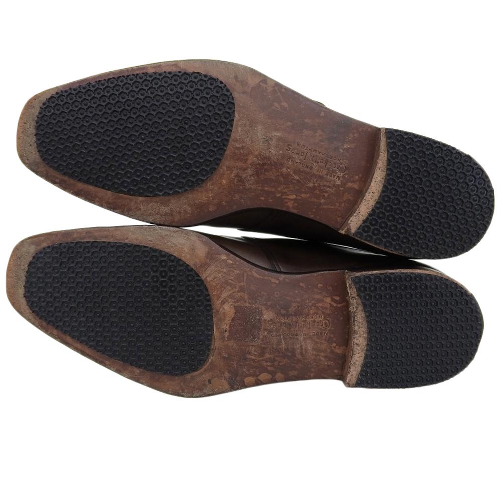 Crockett&Jones Excellent Condition 9472 SAVILE Single Monk Strap Shoes for Men, Brown, Size 6 1/2 Shoes 6.5 BrownUsed