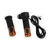 1Pair Thumb Throttle Grip Routine Twist Throttle Handle Grip with Keys for Electric Scooter BikeGold