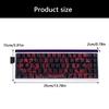 Side Printed Keycaps Intricate Pattern Theme for 60% 68% Mechanical Keyboards Heat Sublimation Printing