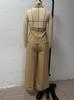 2026 Summer European & American Casual Sleeveless Top and High-Waisted Wide-Leg Pants Set for Women