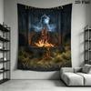 Name Custom DARK SOULS Wall Tapestry Aesthetic Wall Hanging Printed Fabric Blanket Decorative Tapestries for Bedroom Living Room Home Decor
