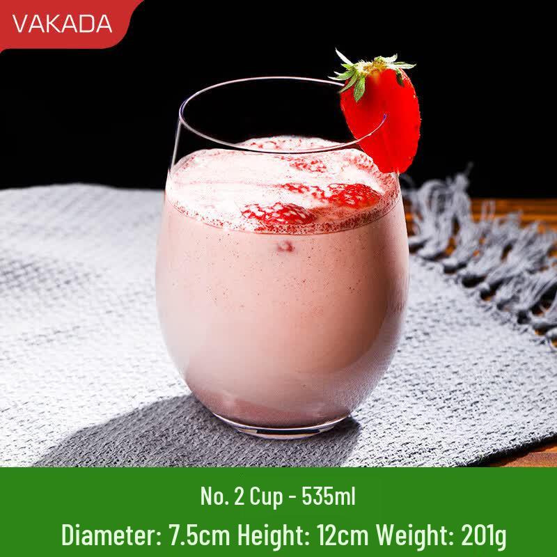 VAKADA Versatile High Borosilicate Glass Drink Tumbler