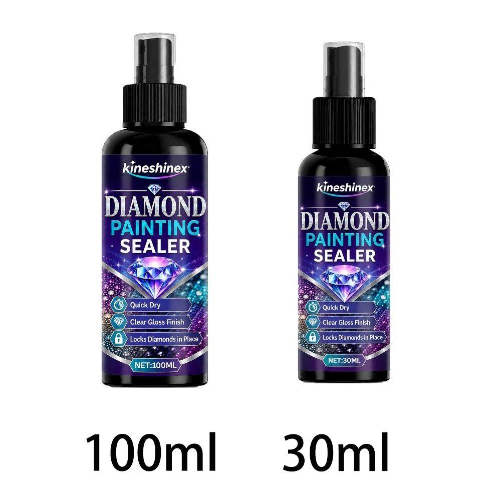 Clear Finish Diamond Painting Sealer Spray Glossy Finish Craft Glue Spray Cross Stitch Crafts