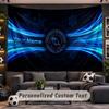 Wall Hanging Tapestry Custom NameSheffield Wednesday FC Pattern Personalized Printed Fabric Wall Decor