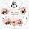 4-Digital Hand Tally Counter Counting Golf Clicker Training Counter 4 Digit Number Hand Held Tally Counter Mini Mechani 1