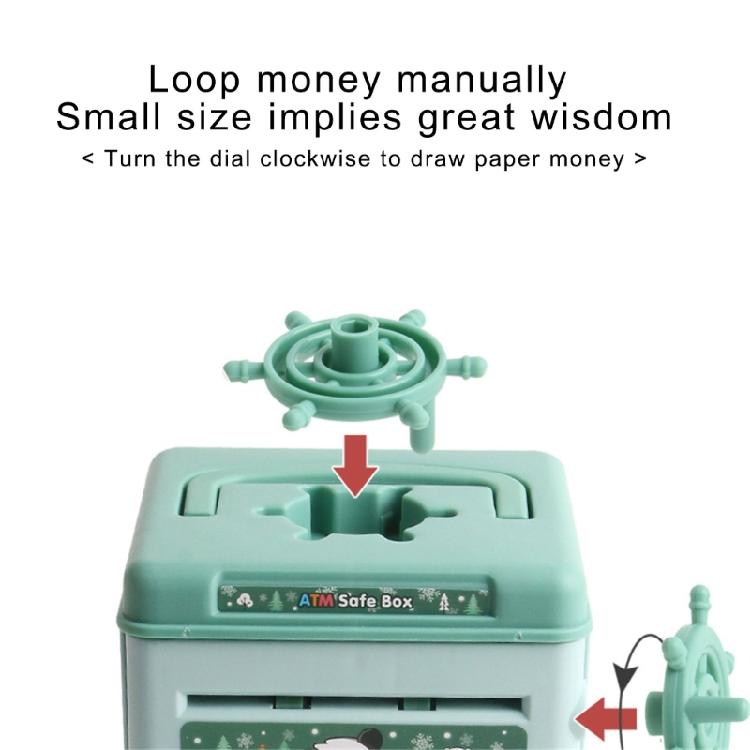 Kids Cash Box Children Fingerprint and Password Coin Box for Developing Intelligent Saving Habits