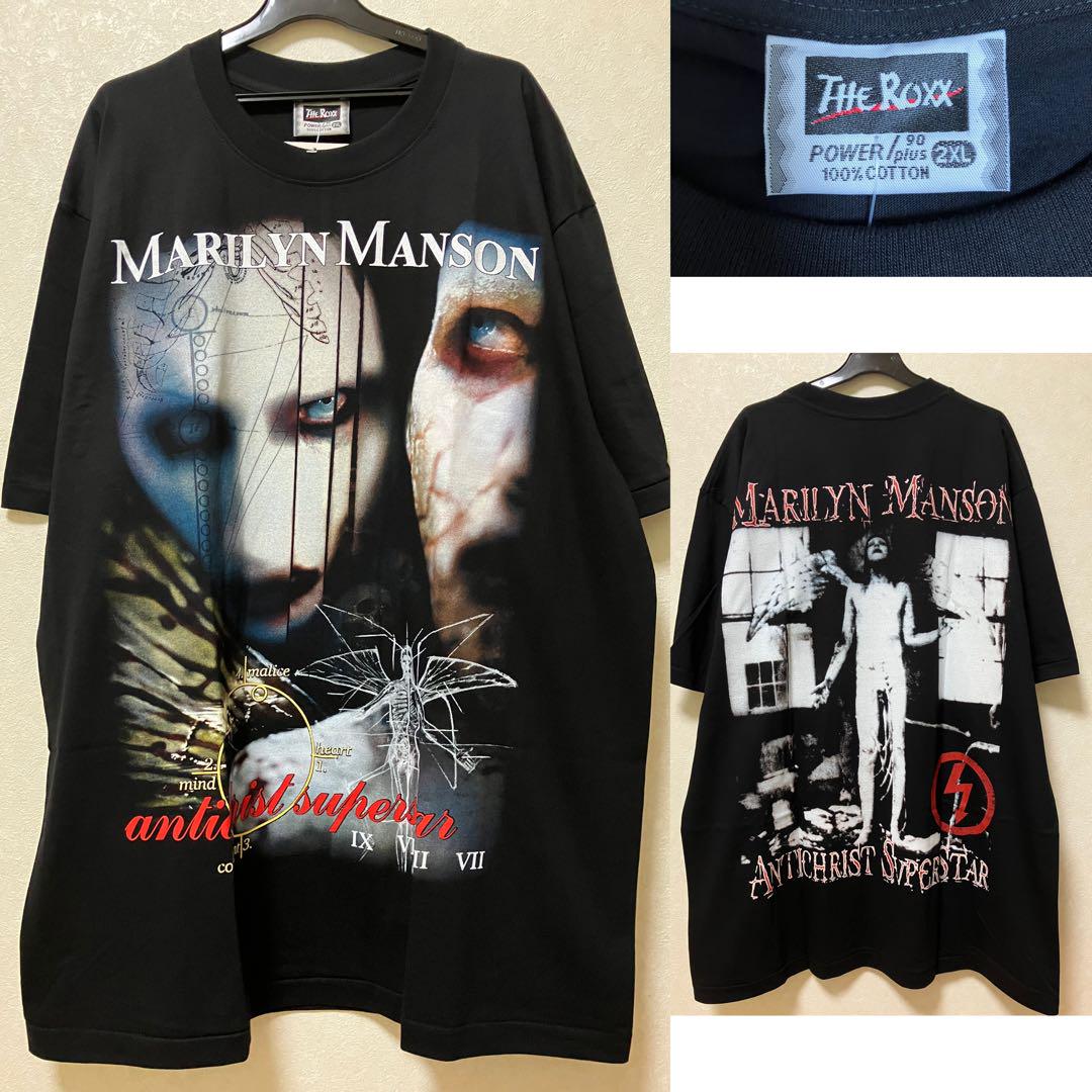 [USED] Oversized Marilyn Manson band T-shirt, size 2XL