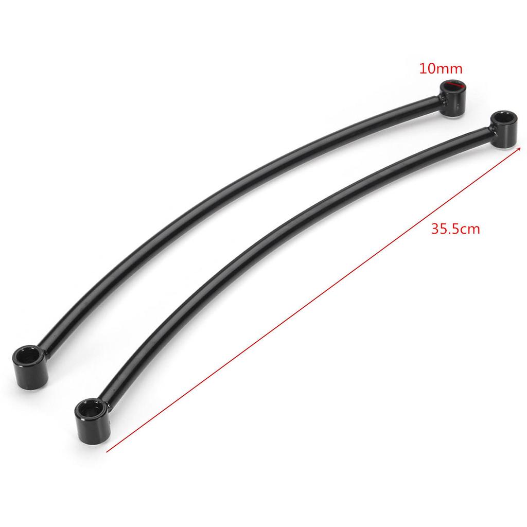 Black Rear Fender Rail Support Bracket Mount Holder For Harley Cruiser Bobber