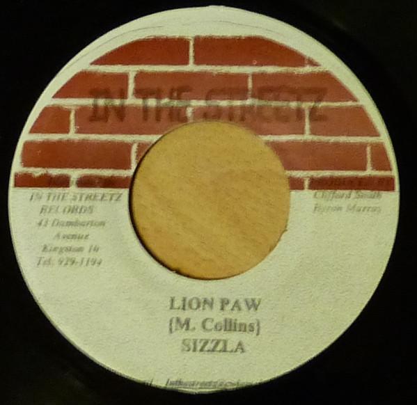 

7inch Record SIZZLA - Lion Paw NONE In The Streetz 2002 Jamaica Reggae, Ska & Dub Used