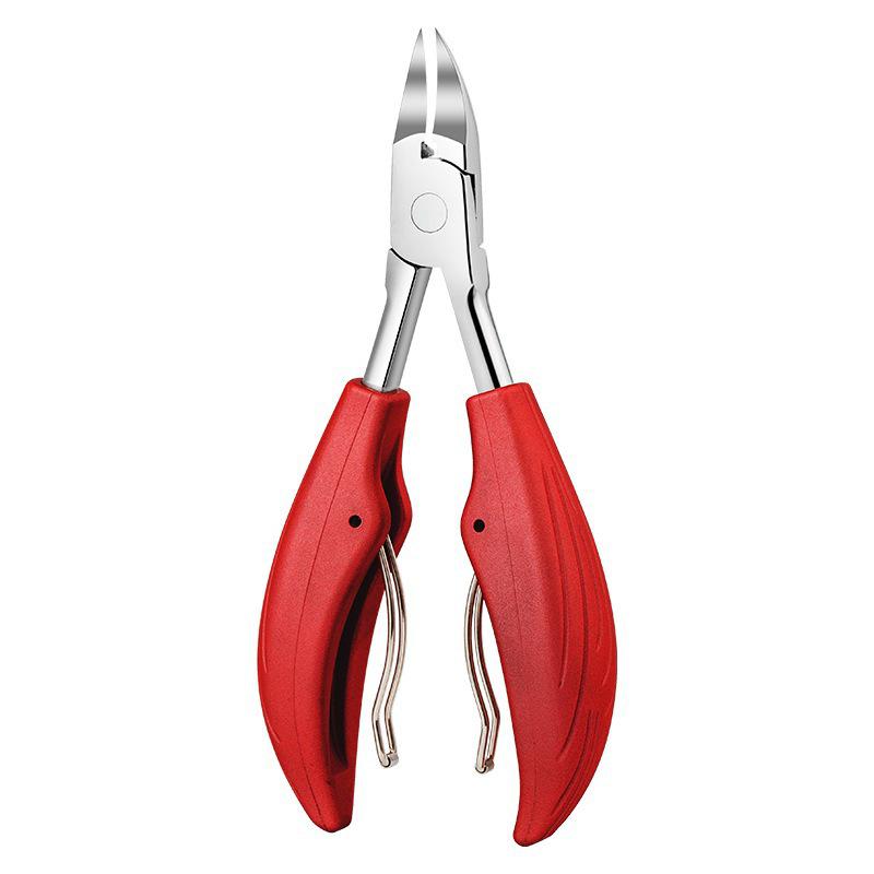 Jindaqiangren Large Carbon Steel Nail Clippers - Flat Mouth Manicure Tool with Free Shipping