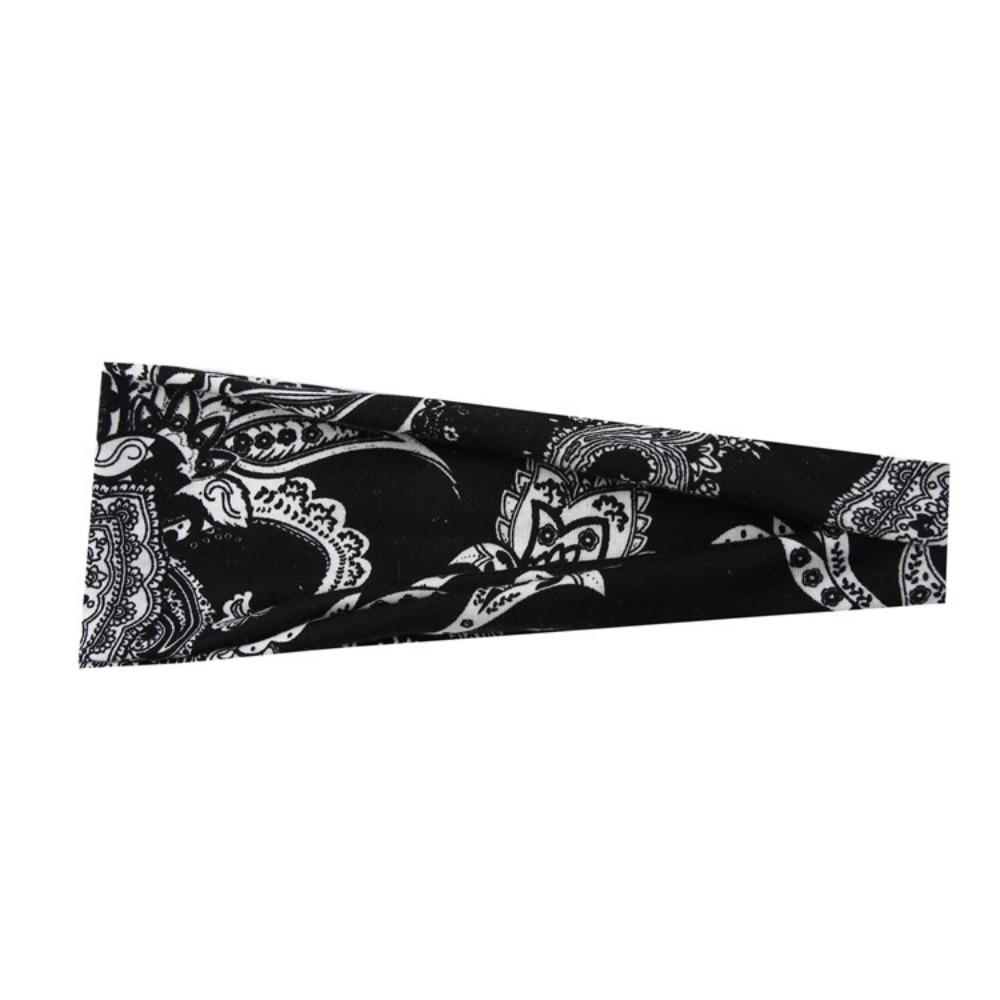 

Women Boho Twisted Wide Headbands, Extra Large Thick Turban for Yoga & Workout чёрный
