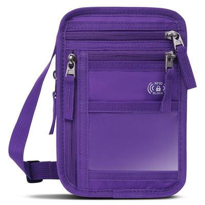 Hanana Passport Neck and Crossbody Security 9 Perfect for International Business and Outings Case, RFID-Proof, 3-Way Pouch, Compact, Water-Repellent,