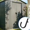 Space Saving Storage Shed Hook Shelves Suitable For Garden Garage Organization And Shelving Accessories Craftsmen Sheds