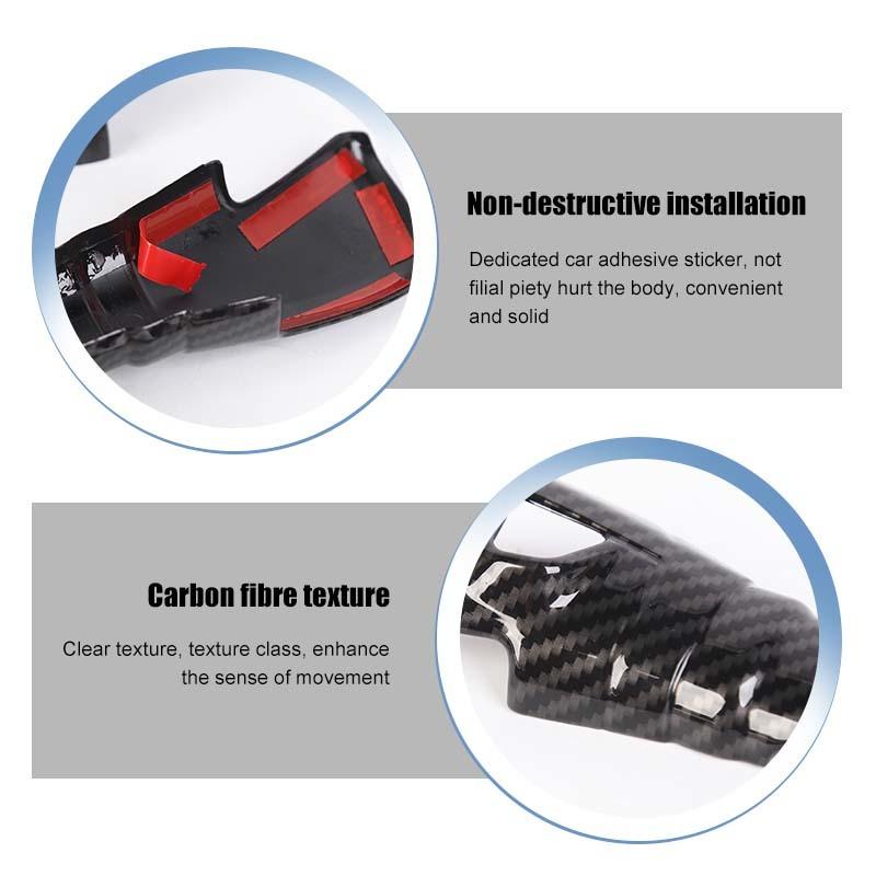 Capac panou lateral al schimbătorului de viteze auto autocolant de protecție a pârghiei de viteze pentru Suzuki Jimny 2019 în sus Accesorii auto ABS