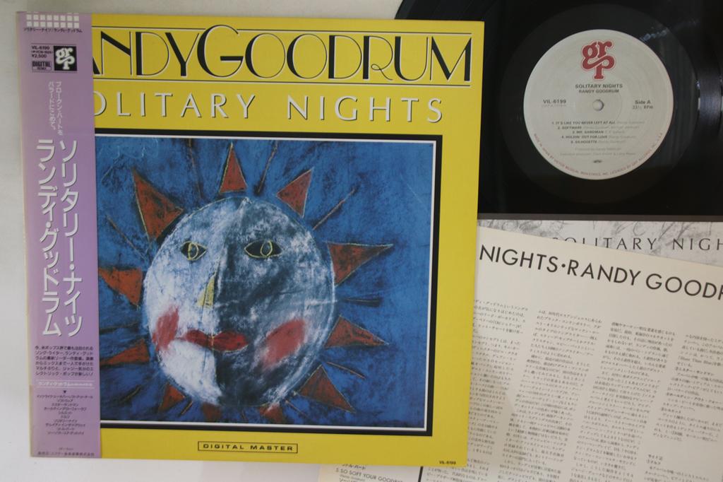 LP Record RANDY GOODRUM - Solitary Nights VIL6199 GRP 1985 Japan Obi Jazz Used