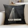 Heavy BBad OmensS Cushion Cover Breathable and skinfriendly linen pillowcase square removable and washable cushion