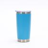 20oz Double Wall Vacuum Insulated Stainless Steel Travel Mug Car Office Home - Lightweight Portable Cup With Press Lid