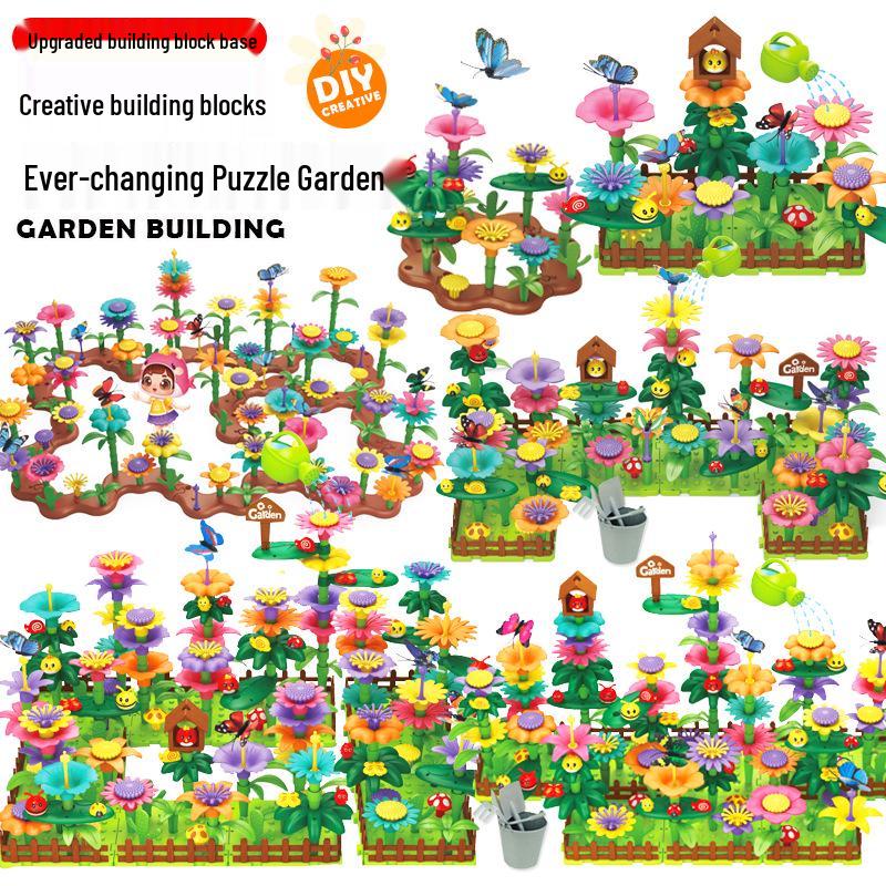 Children's Garden World DIY Interlocking Flower Arrangement Set