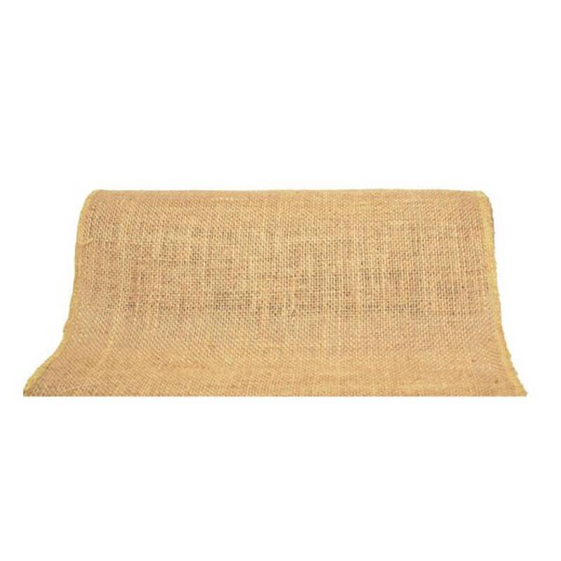Retro Woven Jute Fabric Roll