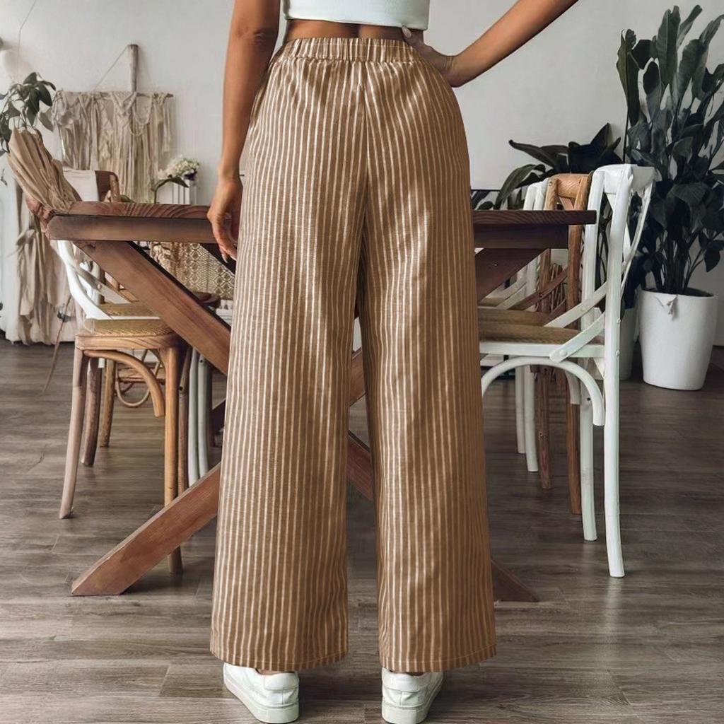 Women's Straight Pants Fashion Casual Pants Nine Point Harlan Pants